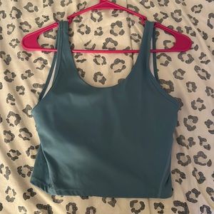 amazon LULULEMON dupe align tank. built in padding with netting.